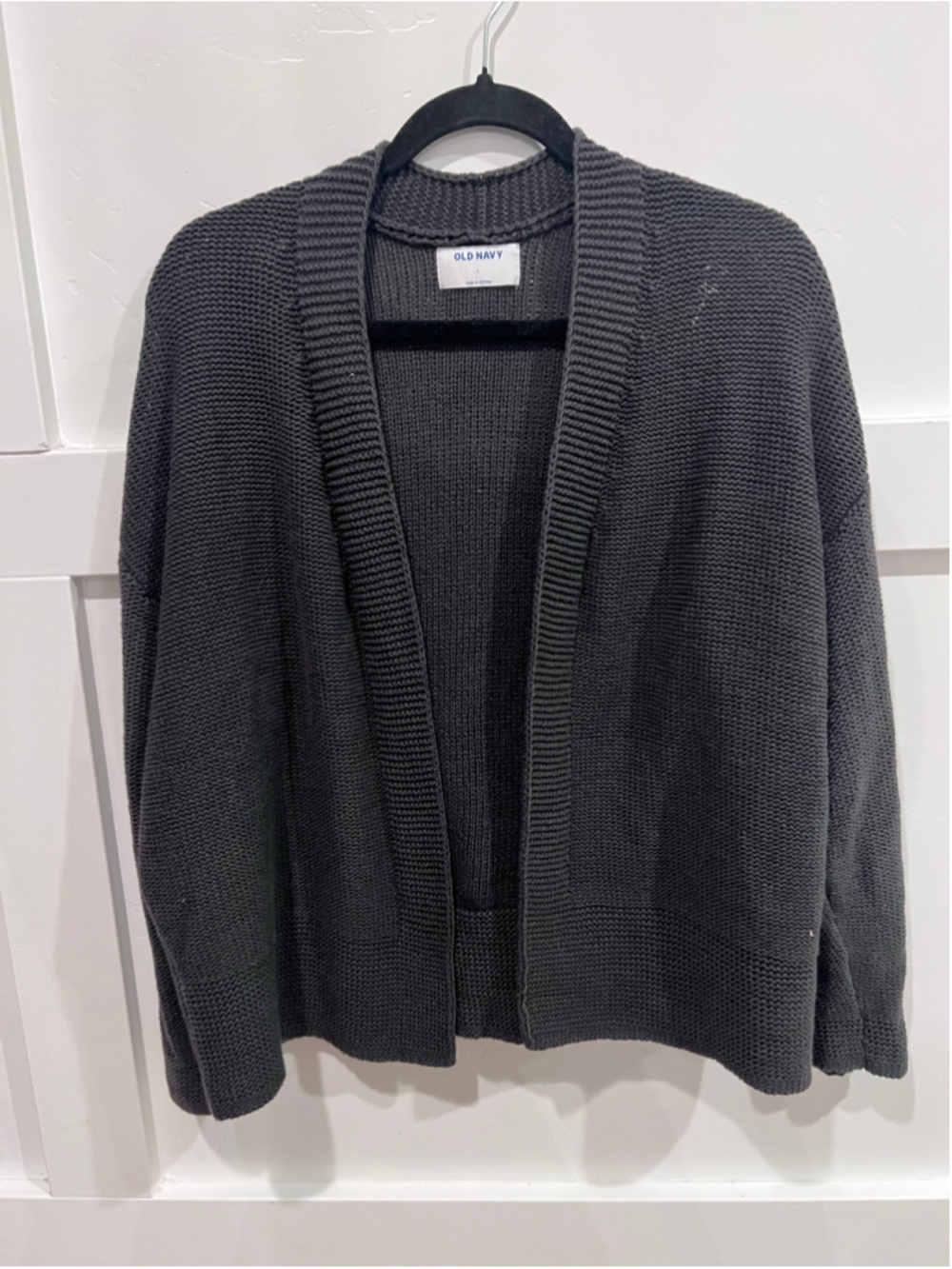 Women's Old Navy Cardigan Sweater Grey Size L